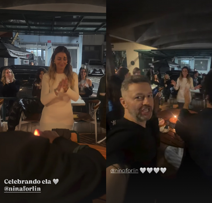 Lucas Lima canta <i>com quem será</i> no aniversário da namorada, Nina Forlin