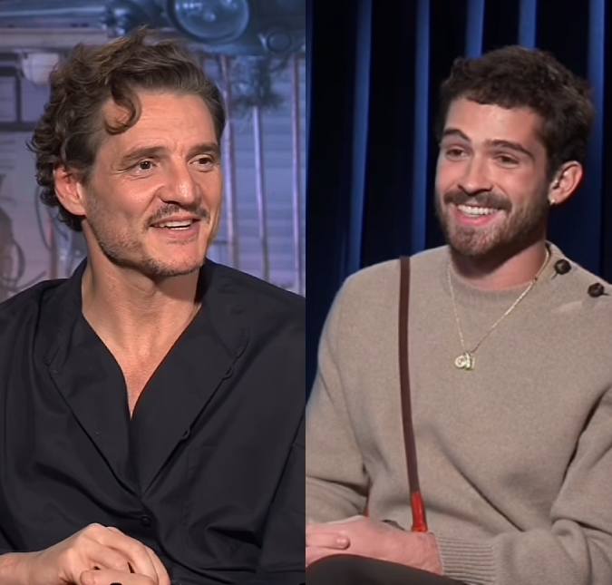João Guilherme entrevista Pedro Pascal e recebe elogio: <i>Preciso pegar umas dicas de moda com esse cara</i>