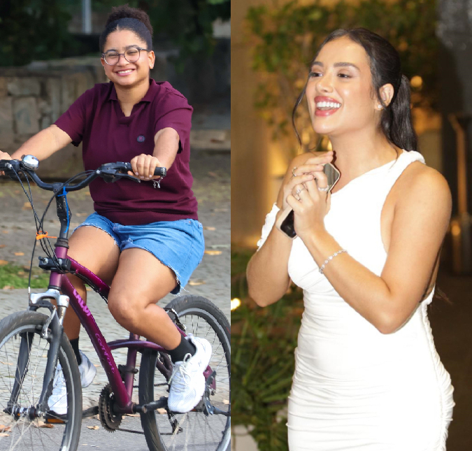 Milena e Jordana se encontram em voo e brincam: <i>Que destino</i>