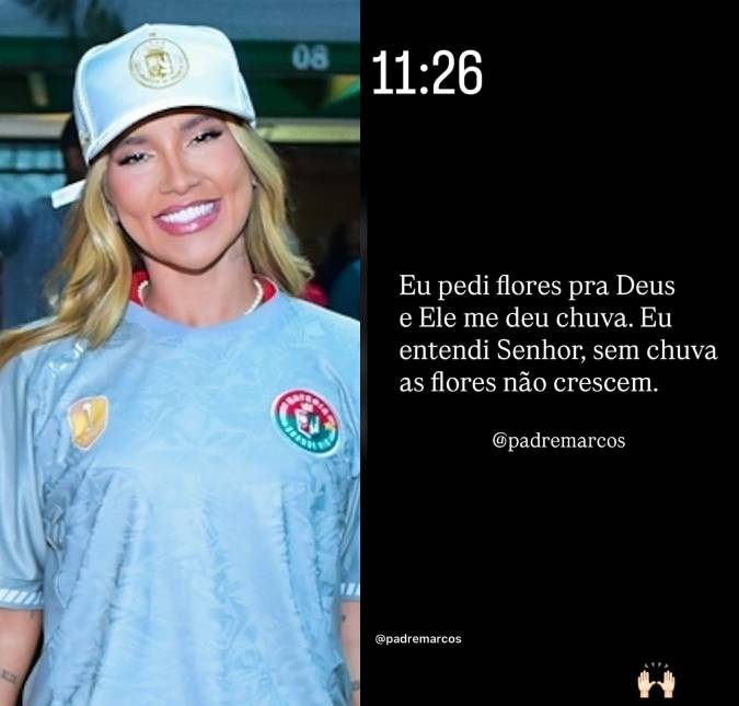 Virginia Fonseca compartilha reflexão sobre superar dificuldades: <i>Sem chuva as flores não crescem</i>
