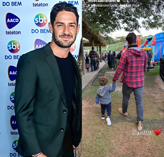Alexandre Pato aproveita festa junina com o filho antes da Copa do Mundo de 2026