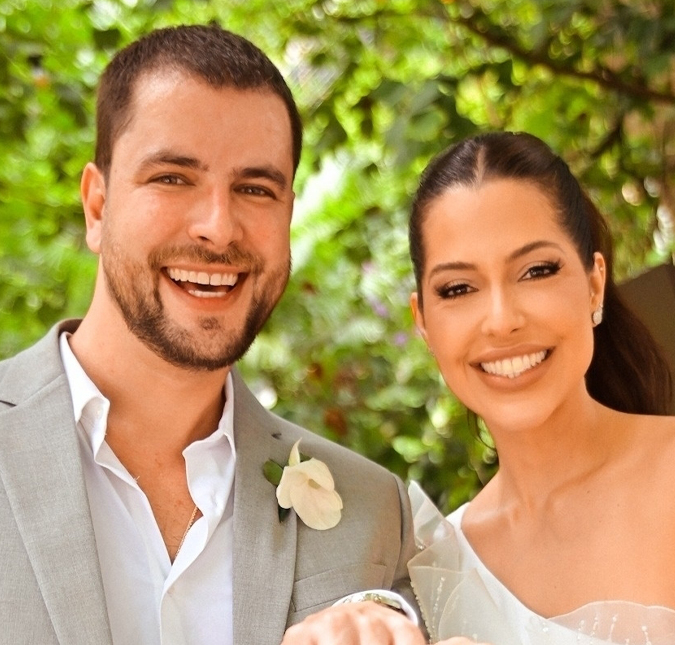 Laís Caldas e Gustavo Marsengo anunciam nascimento da primeira filha, Alice