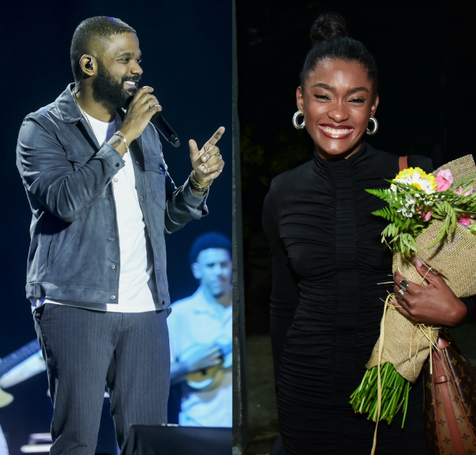 Arlindinho canta <i>Será que é amor</i> para Erika Januza; assista!