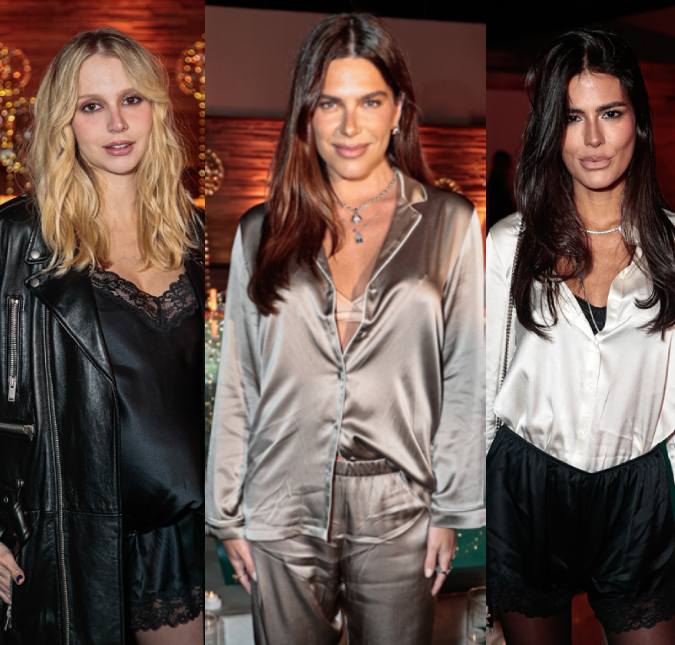 Isabella Scherer, Mariana Goldfarb, Anttónia... Famosas curtem festa do pijama em São Paulo