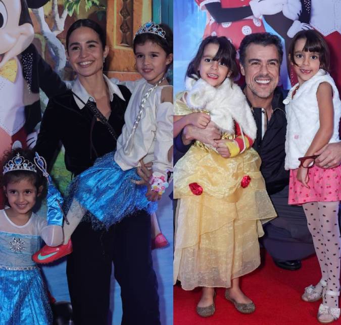 Nanda Costa, Joaquim Lopes e mais famosos curtem espetáculo <i>Disney on Ice</i> no Rio de Janeiro