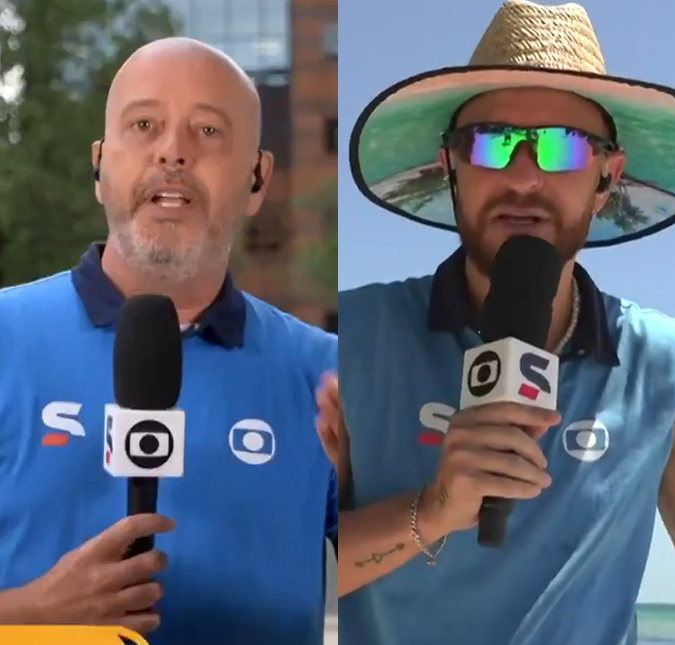 Alex Escobar passa mal ao vivo e Fred Bruno explica que jornalista teve pico de pressão