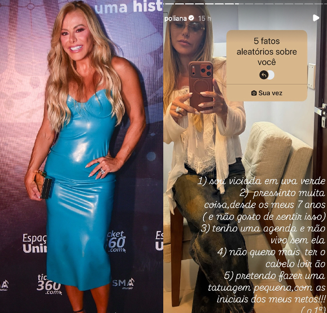 Participando de <i>trend</i>, Poliana Rocha revela cinco curiosidades sobre ela