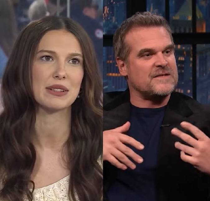 Millie Bobby Brown e David Harbour vão viver pai e filha em nova série da <i>Netflix</i>