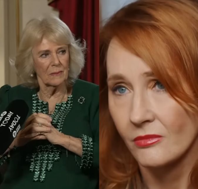 Rainha Camilla gera polêmica ao compartilhar foto com J.K. Rowling no Mês do Orgulho LGBTQIAPN+