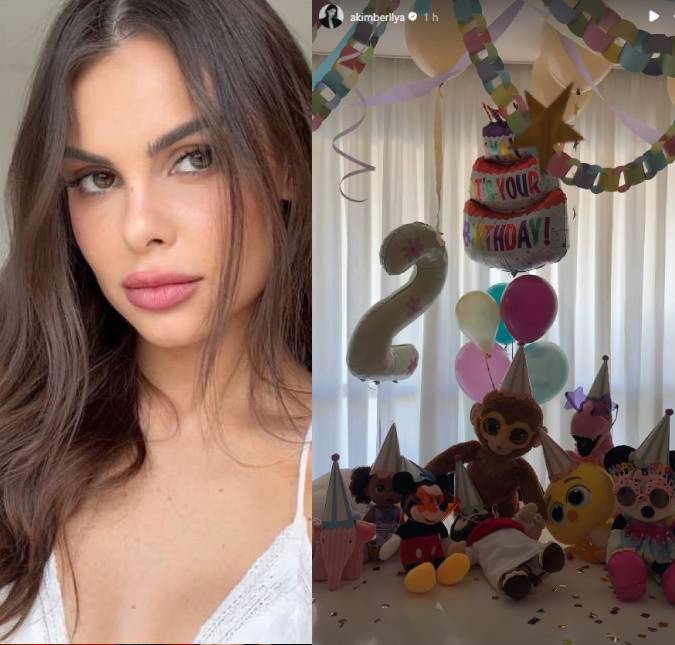 Amanda Kimlerlly compartilha surpresa de aniversário para a filha com Neymar Jr.