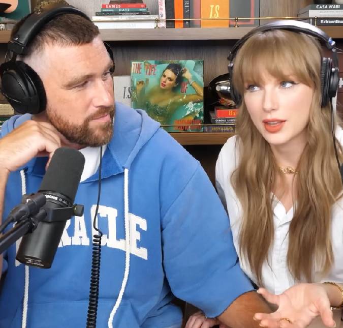 Taylor Swift e Travis Kelce dizem <i>sim</i> em casamento milionário no Madison Square Garden