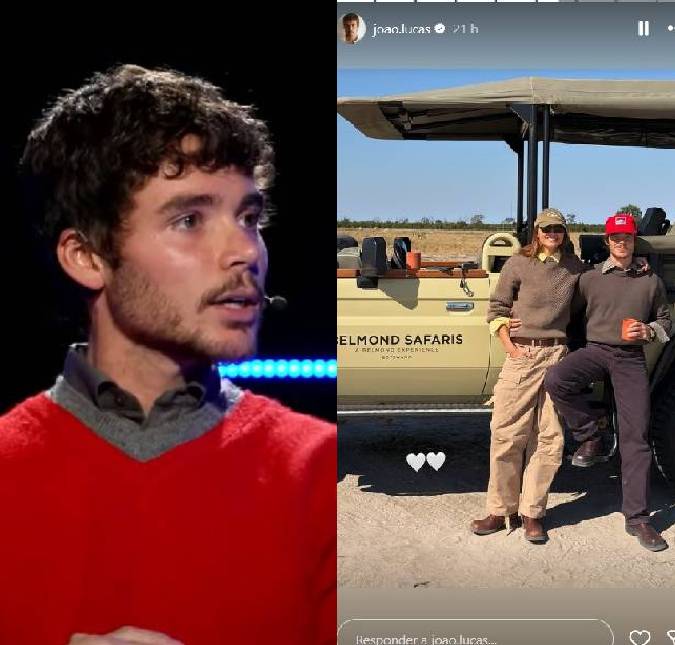 João Lucas mostra momentos de viagem com Sasha Meneghel durante passeio pela África