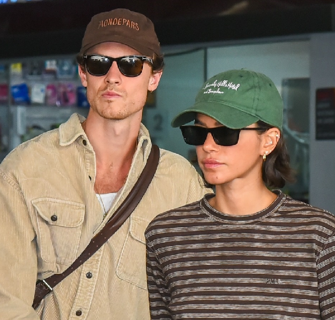 Flagrados! Bruna Marquezine e Shawn Mendes são vistos em aeroporto na África