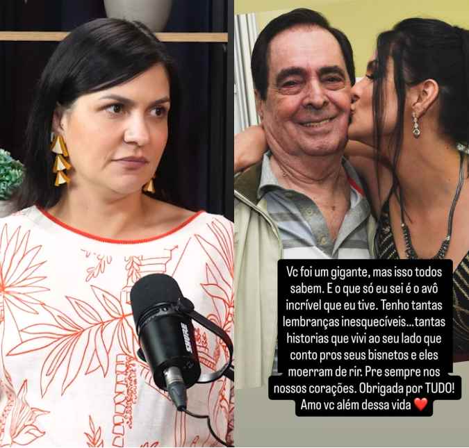 Paula Barbosa, neta de Benedito Ruy Barbosa, presta homenagem ao avô: <i>Para sempre nos nossos corações</i>