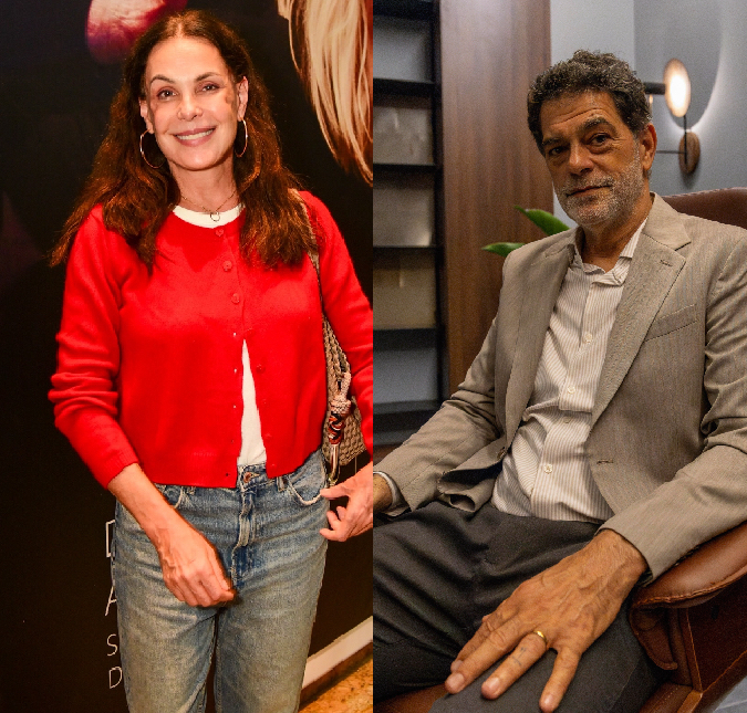 Carolina Ferraz relembra química com Eduardo Moscovis em <i>Por Amor</i>