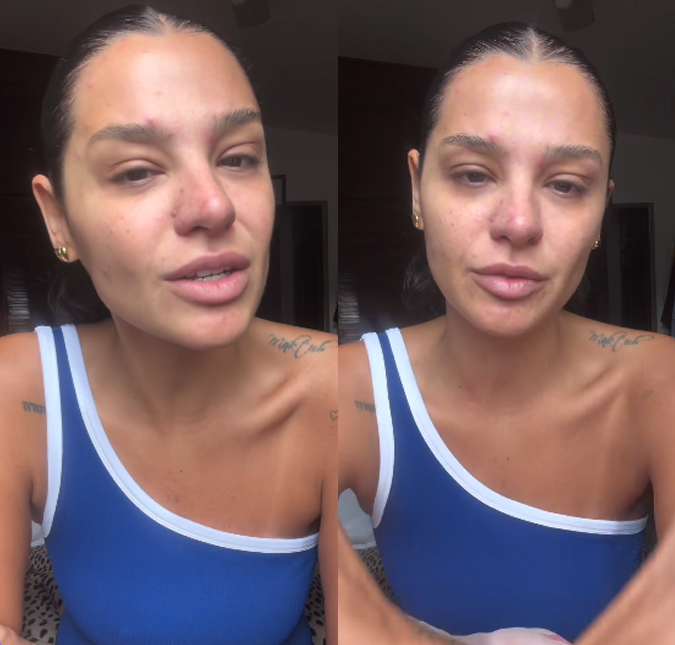 Gabriella Augusto, ex de Cartolouco, agradece mensagens de carinho após relatar caso de agressão