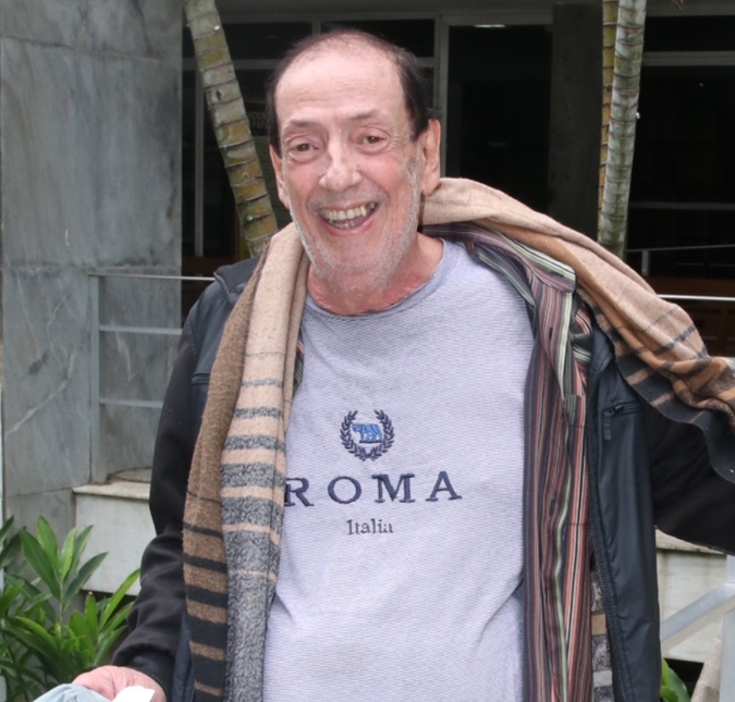 Aos 70 anos de idade, Marcos Oliveira se recupera de cirurgia e inicia dieta pastosa