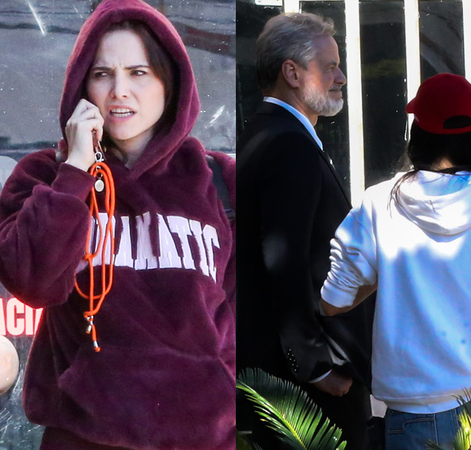 Leticia Colin e Dan Stulbach gravam cenas de <i>Quem Ama Cuida</i> no Rio de Janeiro