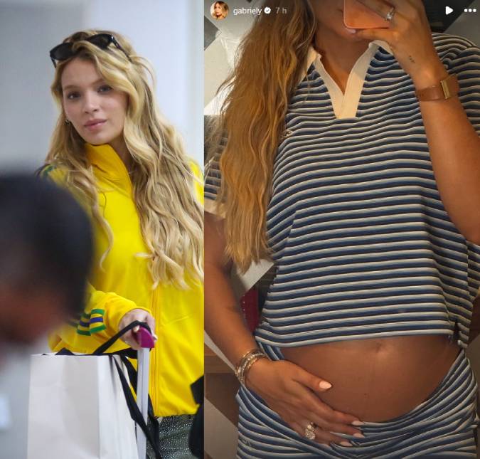 Gabriely Miranda encanta ao exibir barrigão da primeira gravidez em nova foto