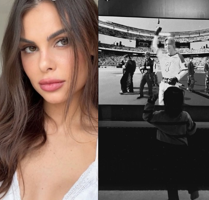Fofura! Amanda Kimberlly mostra Helena, filha de Neymar Jr., dançando ao som de <i>BTS</i> em <i>show</i> da Copa do Mundo