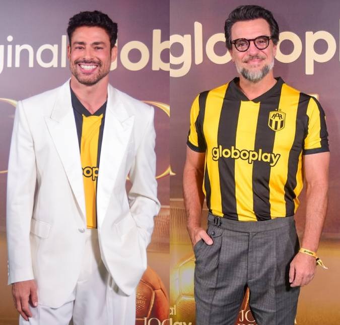Cauã Reymond, Rodrigo Lombardi e outros famosos vão à festa de lançamento de Jogada de Risco