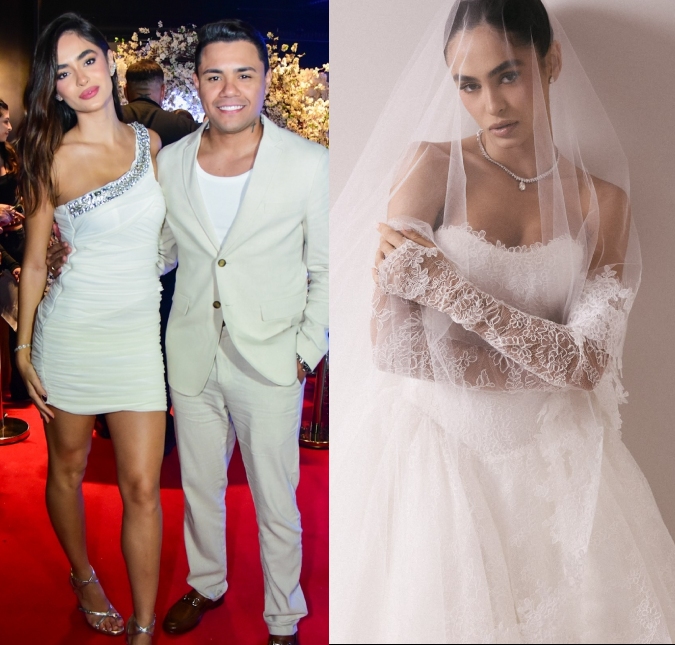 Felipe Araújo e Lara Prado se casam em cerimônia no interior de São Paulo