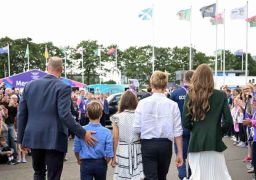 Kate Middleton e Príncipe William compartilham registros com filhos nos Jogos da Commonwealth