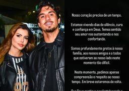 Esposa de Gabriel Medina, Isabella Arantes se pronuncia após perda do bebê: <i>Nosso coração precisa de um tempo</i>