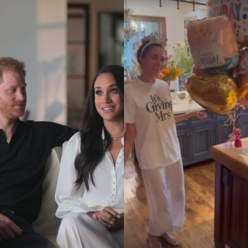 Em momento descontraído, Meghan Markle surge dançando na cozinha com Príncipe Harry