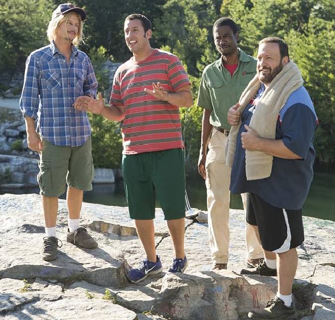 Adam Sandler anuncia <i>Gente Grande 3</i> e compartilha foto com elenco
