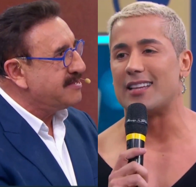 Ratinho se envolve em polêmica após falar sobre aparência do cantor Tiago, da dupla com Hugo