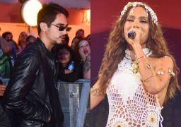 Danilo Mesquita surge em segundo dia de <i>show</i> de Anitta e aumenta rumores de suposto <i>affair</i> com a cantora