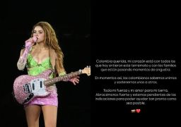 Shakira lamenta terremoto na Colômbia e se solidariza com as vítimas: <i>Toda a minha força e amor para o meu país</i>