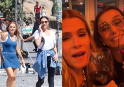 Ingrid Guimarães e Mônica Martelli têm surpresa durante jantar em restaurante: <i>- A gente amou</i>