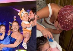 Antes de casamento, Viih Tube e Eliezer descobrem que filha está com piolho
