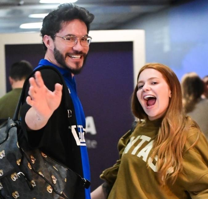 Após casamento civil, <i>pizzada</i> de Viih Tube e Eliezer tem dinâmica com fita para abençoar união do casal
