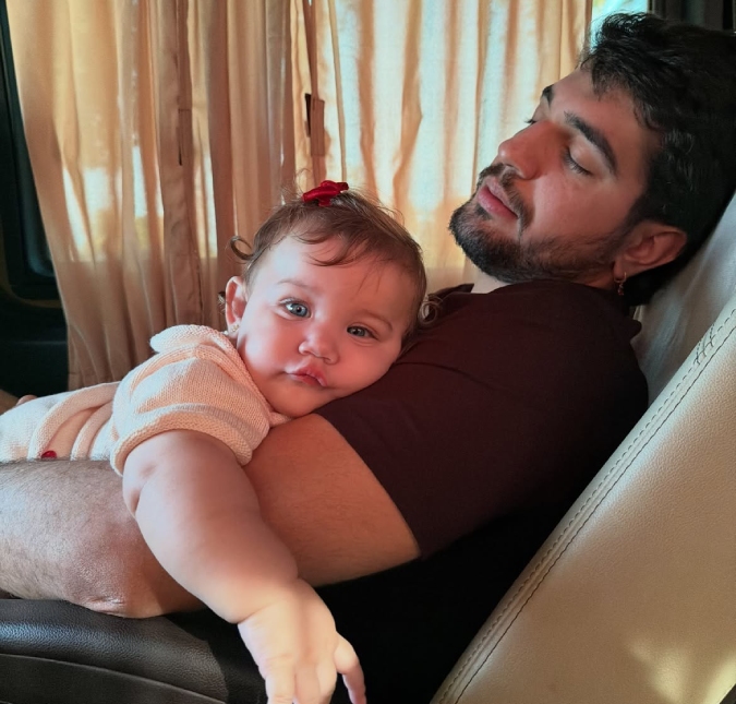 Nattan é chamado de <i>papai</i> pela primeira vez por Zuza e se emociona. Confira os melhores momentos do cantor e Rafa Kalimann como pais
