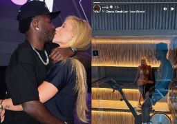 Virginia Fonseca e Vini Jr. aproveitam momento juntos em Madri com treino em sauna particular