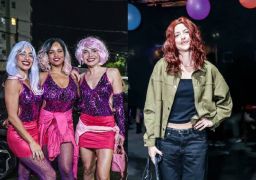 Elenco de <i>Quem Ama Cuida</i> se joga em festa de perucas para comemorar novela