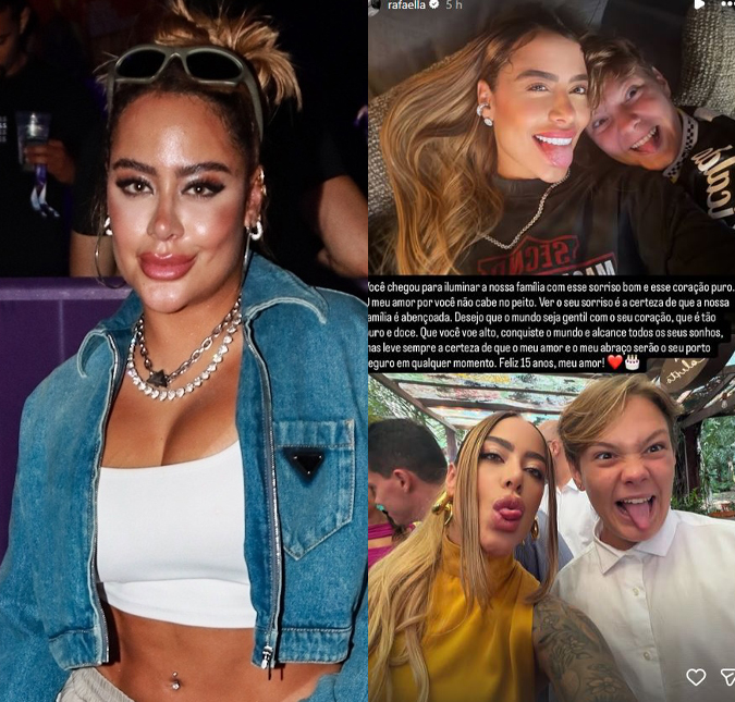 Rafaella Santos celebra aniversário de 15 anos de idade de Davi Lucca: <i>Chegou para iluminar a nossa família</i>