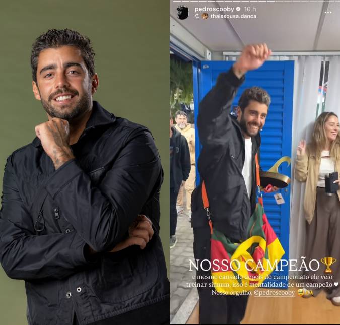 Pedro Scooby vence campeonato de surfe e vai direto para ensaio do Dança dos Famosos