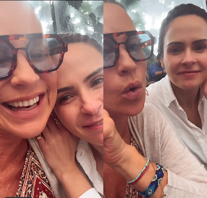 Olha elas! Luana Piovani e Ana Paula Renault celebram encontro: <i>Duas bravas</i>
