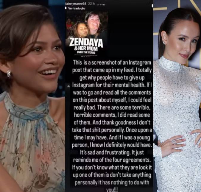 Zendaya completa novo ciclo com mensagem de Larissa Manoela e mãe rebatendo críticas