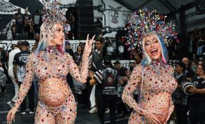 Grávida, Sabrina Sato faz primeiro ensaio para o Carnaval 2027 com a Gaviões da Fiel