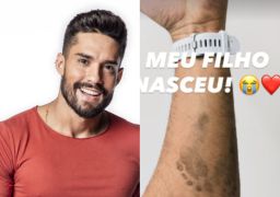 Nasce Benício, primeiro filho do ex-<i>A Fazenda</i> Bil Araújo