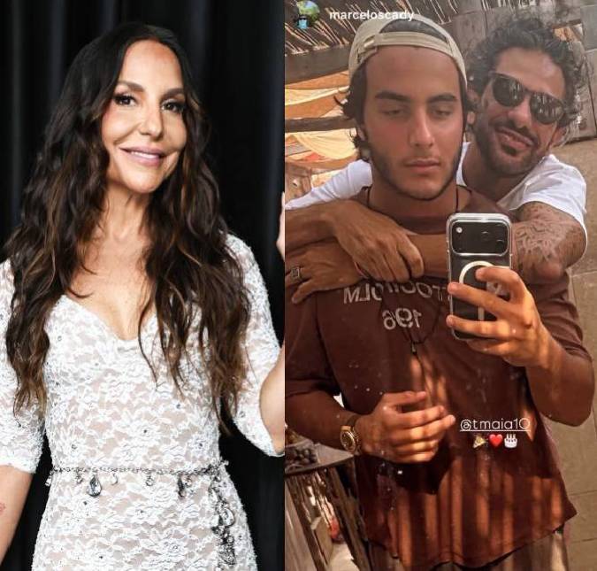 Filho de Ivete Sangalo homenageia o namorado da mãe com foto rara
