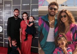 Com Bruna Biancardi e Mavie, Neymar Jr. entra na <i>trend</i> dos anos 80 e diverte a <I>web</i>
