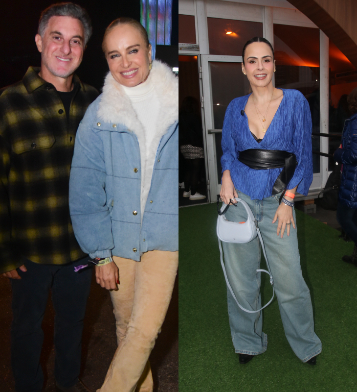 Angélica, Luciano Huck, Ana Paula Renault, Rafa Brites e mais famosos curtem <i>shows</i> de Gilberto Gil e Elton John no <i>Rock in Rio</i>
