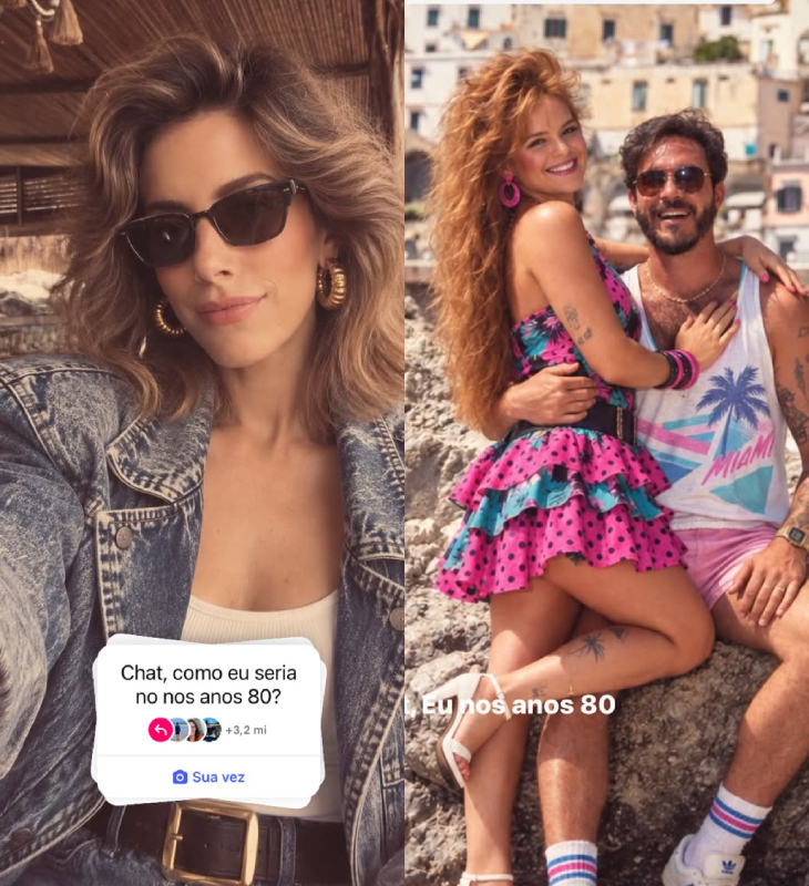 Trend Anos 80! Viih Tube, Eliezer, Fabiana Justus e mais famosos entram na brincadeira do momento