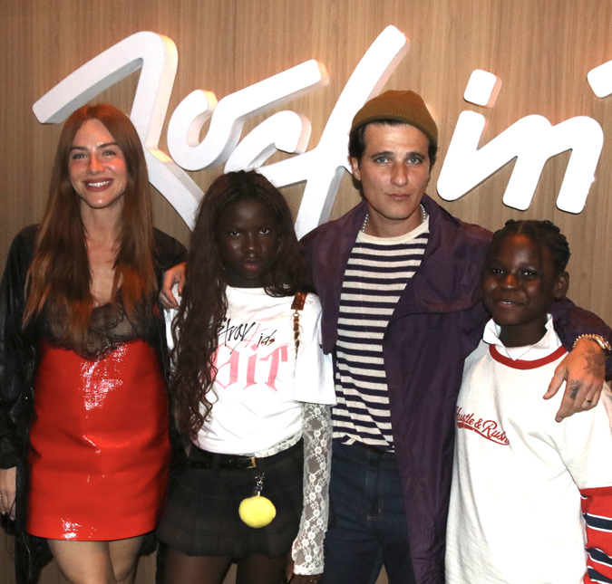 Após perrengue, Giovanna Ewbank curte <i>Rock in Rio</i> com os filhos e Bruno Gagliasso